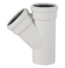 Тройник канализационный бесшумный Ostendorf Skolan Safe SKEA 56/56 мм 45° 332200