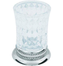 Стакан настольный Boheme Brillante 8.5х8.5х11.5 см хром 10441