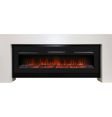 Портал для электрокамина Firelight Suprema Long белый/черный НС-1475527