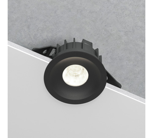 Светильник встраиваемый светодиодный Combi 10W 4000K черный 25067/LED