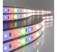Светодиодная лента 12 В 14,4 Вт/м 60 Led/м 5050 IP20, RGB, 5 м Лента светодиодная 12V 14,4W 60Led 5050 IP20 RGB, 5м
