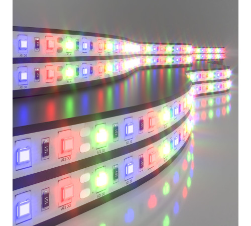 Светодиодная лента 12 В 14,4 Вт/м 60 Led/м 5050 IP20, RGB, 5 м Лента светодиодная 12V 14,4W 60Led 5050 IP20 RGB, 5м