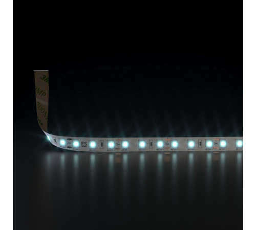 Светодиодная лента 12 В 9.6 Вт/м 120 Led/м 2835 IP20, холодный белый 6500К, 5 м Лента светодиодная 12V 9,6W 120Led 2835 IP20 холодный белый, 5м
