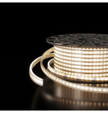 Светодиодная лента 220 В 18 Вт/м 180 Led/м 2835 IP65, дневной белый 4200К, 50 м Лента светодиодная 220V 18W 180Led 2835 двухрядная IP65 дневной белый, 50 м
