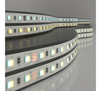 Светодиодная лента 24 В 10 Вт/м 60 LED/м 5050 IP20, MIX теплый белый 3300K/холодный белый 6500K, 5 м Лента светодиодная 24V 10W 60LED 5050 IP20 MIX теплый белый/холодный белый, 5м