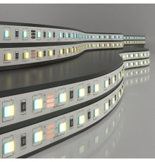 Светодиодная лента 24 В 10 Вт/м 60 LED/м 5050 IP20, MIX теплый белый 3300K/холодный белый 6500K, 5 м Лента светодиодная 24V 10W 60LED 5050 IP20 MIX теплый белый/холодный белый, 5м