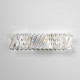 Светодиодный настенный светильник с хрусталем 101005 LED никель хрусталь Strotskis