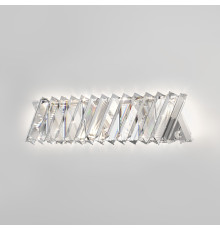 Светодиодный настенный светильник с хрусталем 101005 LED никель хрусталь Strotskis