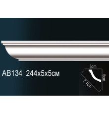 Карниз потолочный полиуретановый Perfect 85x85x2000 мм AB134