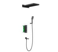 Душевая система встроенная с термостатом Timo Petruma SX-5079/03SM черный SX-5079/03SM