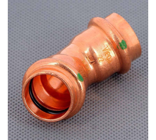 Угол пресс 45° Viega Profipress 22 мм медь 292355