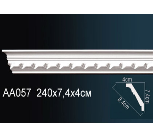 Карниз потолочный полиуретановый Perfect AA057