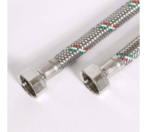 Гибкая подводка для воды Uni-Fitt DN 8 1/2 ВВ 100 см нержавеющая сталь 500S2010