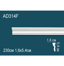 Молдинг гибкий Perfect AD314F полиуретановый 2000х25х13 мм AD314F