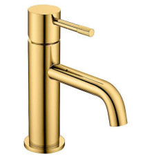 Смеситель для раковины Boheme Uno золото глянцевое 461-G