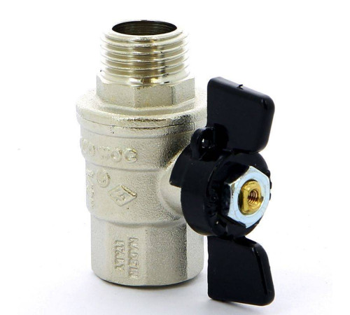 Кран шаровой Bugatti Oregon 1/2 НВ бабочка 03070060