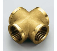 Крестовина латунная Tiemme 1/2 ВР 1500103