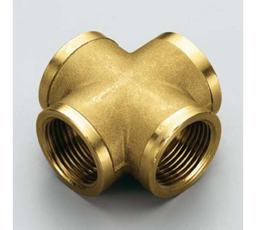 Крестовина латунная Tiemme 1/2 ВР 1500103
