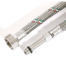 Гибкая подводка для смесителя Uni-Fitt 1/2 x M10 длинный штуцер 30 см 503S2803