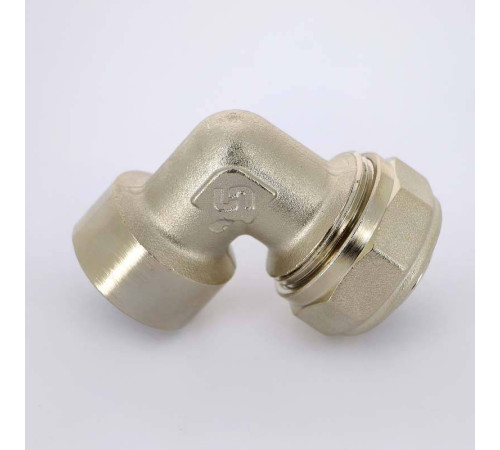 Угольник обжимной Uni-Fitt никелированный 26х3/4 ВР 664N8300