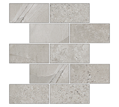 Мозаика Kerranova Marble Trend K-1005/SR/m13 Limestone 30.7x30.7 см K-1005/SR/m13/307x307x10