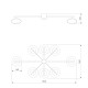 Умный потолочный светильник 70220/8 черный Smart