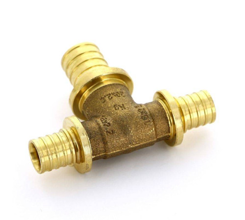 Тройник надвижной REHAU RAUTITAN RX 16х20х16 мм бронза 1377747