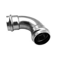 Пресс-угольник 90° Kromwell из нержавеющей стали равнопроходной 18х18 мм KW.SP951001818