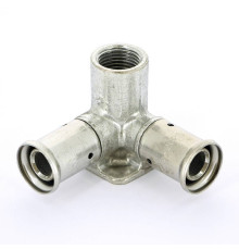 Водорозетка пресс-В проходная Henco 20x1/2x20 3P-200420