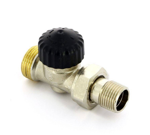 Вентиль термостатический Uni-Fitt прямой HH 1/2 x 3/4 EK никелированный 162V2300