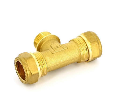 Тройник обжимной Tiemme 18х1/2х18 НР 1100207