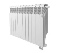 Радиатор биметаллический Royal Thermo Vittoria Super 500 2.0 VDR80 11 секций нижнее правое подключение 1418311