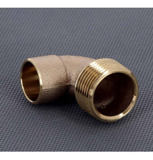 Угол 90° бронзовый Viega пайка-НР 22х1 144067