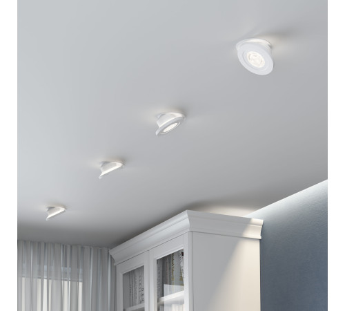 Встраиваемый поворотный светодиодный светильник 6W 4000K белый 25084/LED