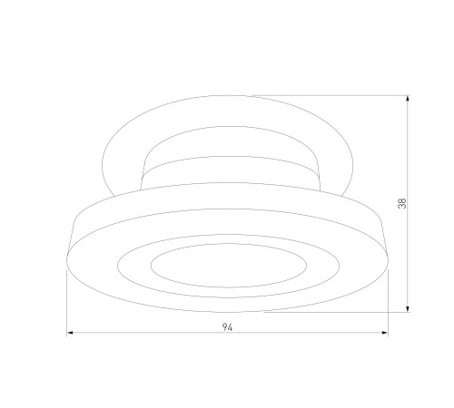 Встраиваемый поворотный светодиодный светильник 6W 4000K белый 25084/LED