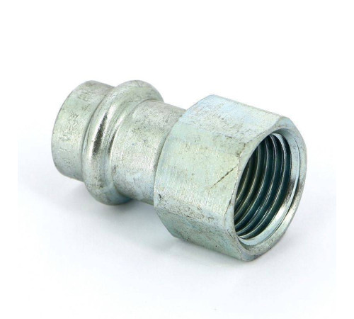 Муфта переходная пресс-В Viega Prestabo оцинкованная сталь 15x1/2 559557