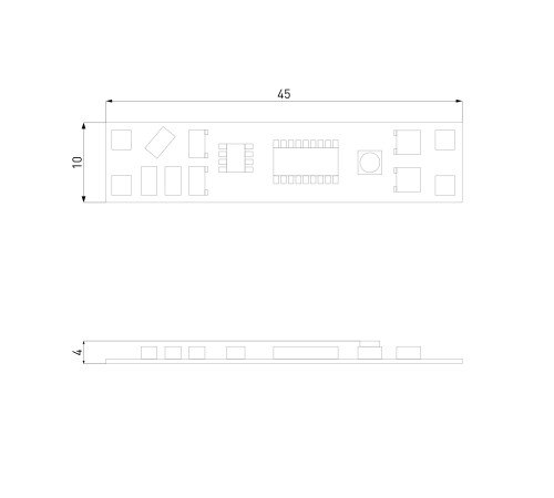 Выключатель с микроволновым датчиком движения12/24V 60/120W 95002/01