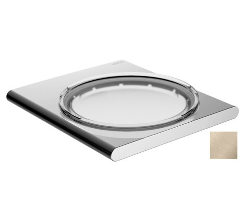 Держатель для мыльницы Keuco Edition 400 в комплекте с мыльницей шлифованный никель 11555 059000