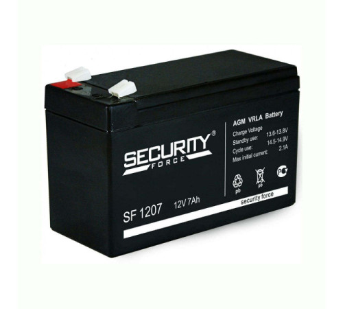 Аккумулятор усиленный ectoControl 12 В 7 Ач ES-BACC-07