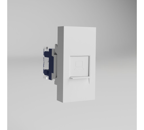 W1281101/ Модульная розетка Ethernet RJ-45 6 cat. 22,545 (белый) W1281101