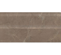 Плинтус Kerama Marazzi Серенада бежевый темный глянцевый обрезной 30x15 см FMA032R