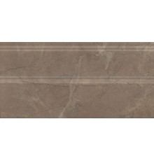 Плинтус Kerama Marazzi Серенада бежевый темный глянцевый обрезной 30x15 см FMA032R