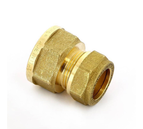 Муфта обжимная Tiemme 1100 18 мм х 3/4 ВР латунная 1100026