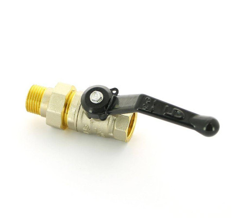 Кран шаровой LD Pride НВ 1/2 полнопроходной с разъемным соединением ручка 47.307.15