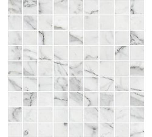 Мозаика Kerranova Marble Trend K-1000/LR/m01 Carrara 30x30 см K-1000/LR/m01/300x300x10