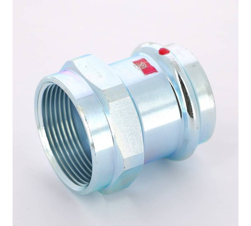 Муфта переходная пресс-В Viega Prestabo 42х1 1/2 оцинкованная сталь 642211