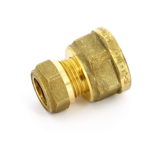 Муфта обжимная Tiemme 1100 15 мм х 3/4 ВР латунная 1000049