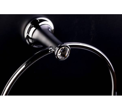 Полочка стеклянная подвесная Boheme Puro хром 10707