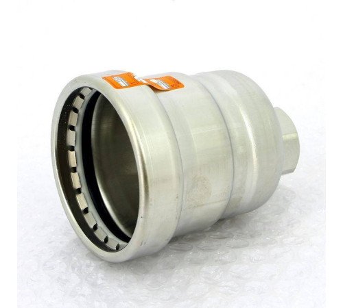 Заглушка пресс из нержавеющей стали Viega Sanpress Inox 64х3/4 ВР с дренажным отверстием 578183