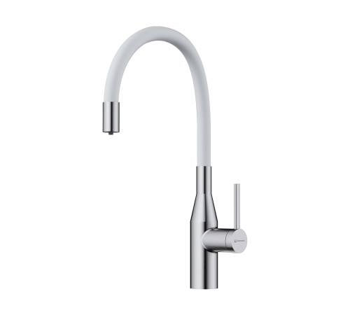 Смеситель для кухни Omoikiri Yatomi 2 Plus BN-WH с гибким изливом и подключением фильтра 4994345